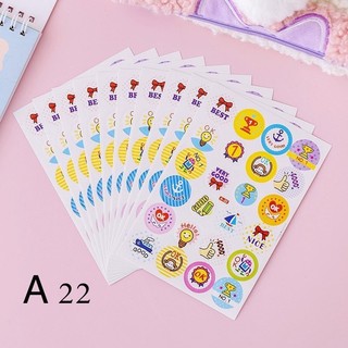 Túi 240 Nhãn Sticker Tiếng Anh