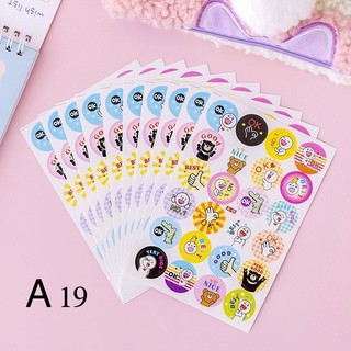 Túi 240 Nhãn Sticker Tiếng Anh