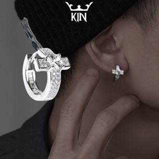 Bông Tai Nam Nữ Nụ Đính Đá Chuôi Bạc 925 Kin Accessories - Khuyên Tai Basic Phụ Kiện Trang Sức Sang Trọng