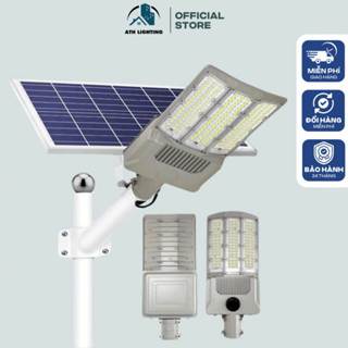 Đèn Năng Lượng Mặt Trời Bàn Chải ATH LIGHTING  Loại Đèn Có 3 Mặt Chiếu Sáng Thế Hệ Mới Công Suất 400W 500W 600W Vỏ Nhôm