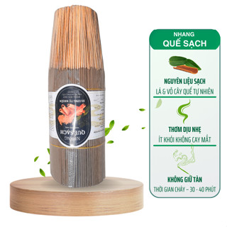 Nhang Quế sạch hương tự nhiên dịu nhẹ - Nhang hương quế ít khói, không cay mắt, không giữ tàn