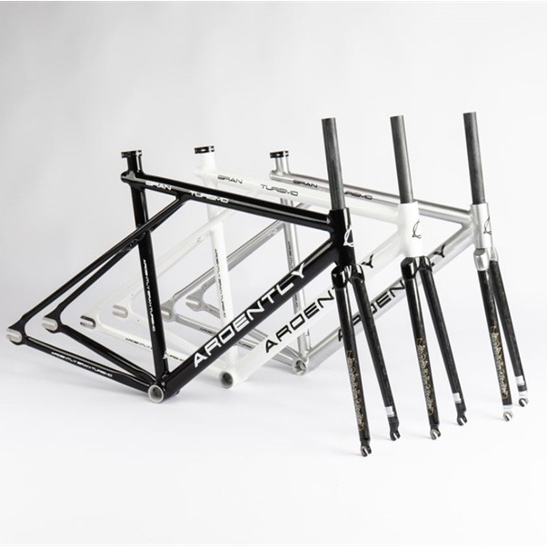 (Ảnh thật) Khung xe đạp Fixed Gear Ardently GT càng carbon