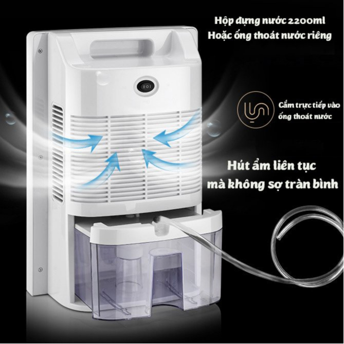 Máy Hút Ẩm Lọc Không Khí CS10F - Màn Hình LED Hiển Thị Độ Ẩm Nhiêt Độ - Loại Bỏ Độ Ẩm