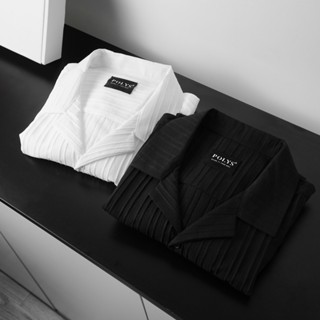 Áo sơ mi nam POLYS Vải Linen Vân Đôi Co Giãn 2 Chiều Thấm Hút Tốt Áo sơ mi nam tay ngắn VENN