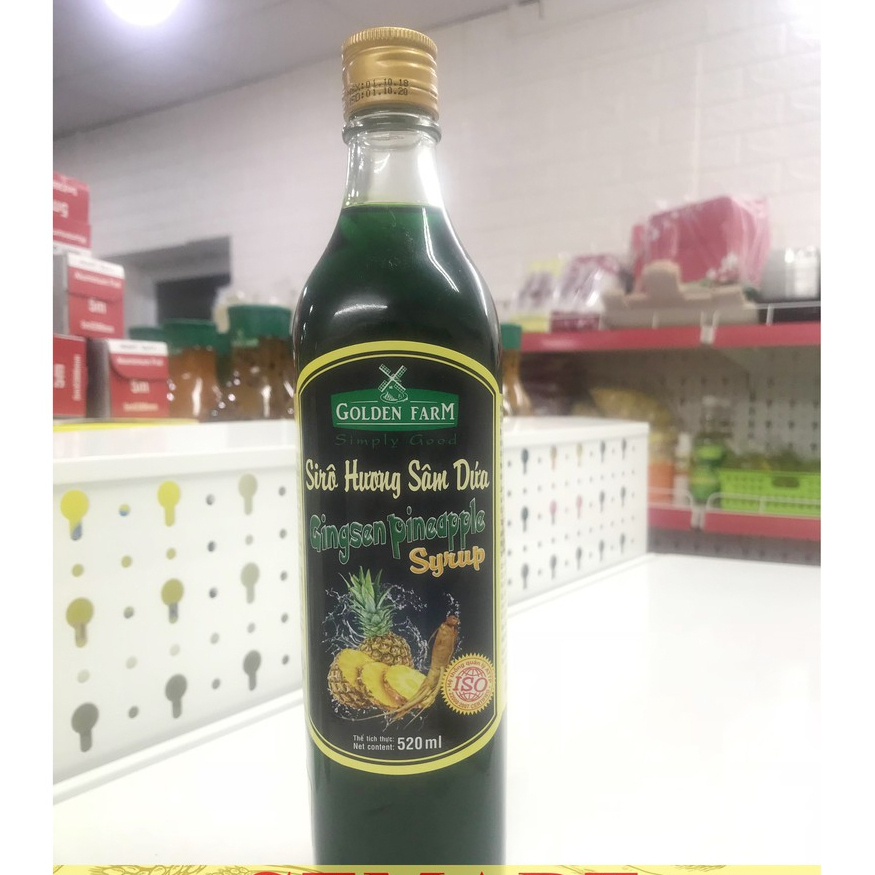 Siro GoldenFarm Sâm Dứa 520ml