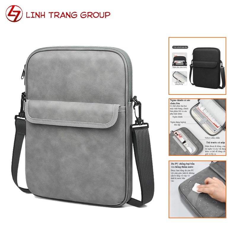 Túi chống sốc laptop macbook MTB da PU cao cấp - Oz322