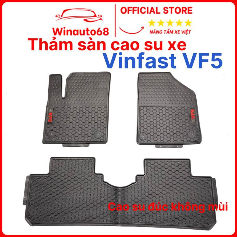 Thảm lót sàn cao su xe Vinfast VF5 / Herio Green