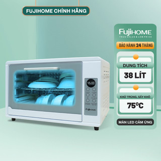 Tủ sấy tiệt trùng đa năng FUJIHOME DD38 khử khuẩn UVC LED - Ion âm, thiết kế nhỏ gọn