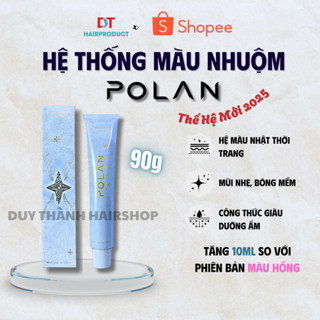 Thuốc Nhuộm Tóc POLAN Chính Hãng 90g – Bản Xanh Nâng Cấp 2025, Màu Nhuộm Nội Địa Trung, Hệ Màu Nhật.