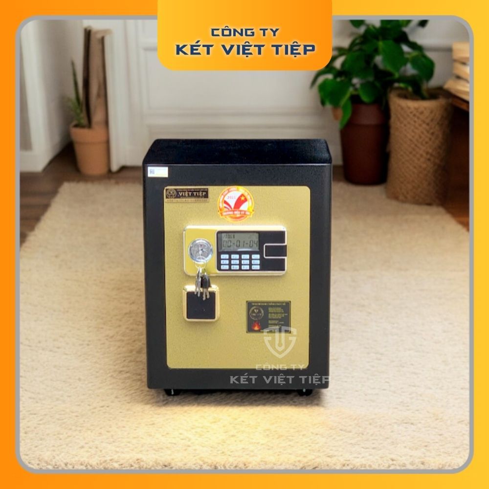 Két Sắt Việt Tiệp VSC51 - E Khóa điện tử cánh thép 7ly 50kg +- ( Công Ty TNHH SX Két Việt Tiệp )