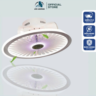 Quạt Trần Đèn Led Phòng Khách ATH LIGHTING Cánh Xoay 360 Độ Có 6 Cấp Độ Gió Và 3 Chế Độ Sáng Điều Chỉnh Từ Xa Kèm APP DT