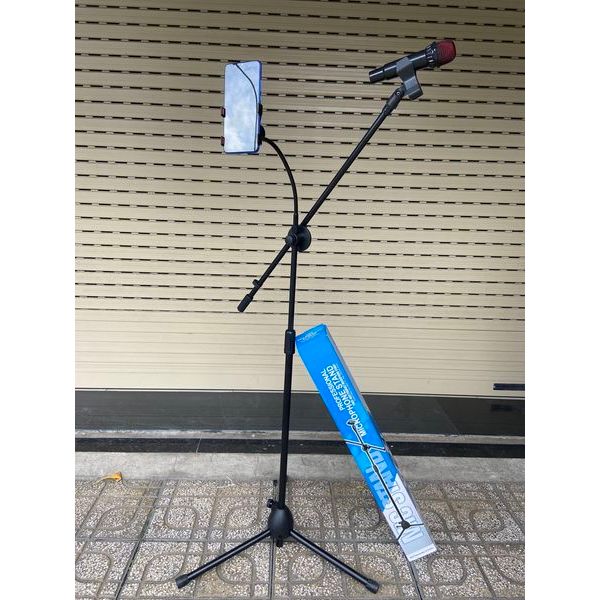 Chân micro cao Pro microphone stands gắn micro và điện thoại