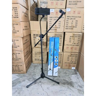 Chân micro cao Pro microphone stands gắn micro và điện thoại
