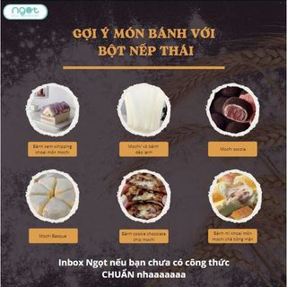 Tinh bột gạo nếp Jade Leaf Thái Lan gói 400gr - NGỌT ĐỒ LÀM BÁNH