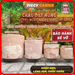 Chậu đất nung - Chậu trồng sen đá, xương rồng - Chậu trồng cây - Chậu trụ đứng nhiều size nhiều màu