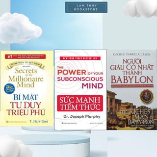 Sách - Combo 3 Cuốn: Sức Mạnh Tiềm Thức + Bí Mật Tư Duy Triệu Phú + Người Giàu Có Nhất Thành Babylon