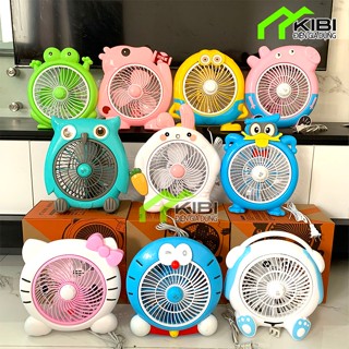Quạt hình thú, quạt để bàn cắm điện nhỏ gọn, chắc chăn, 2 chế độ gió