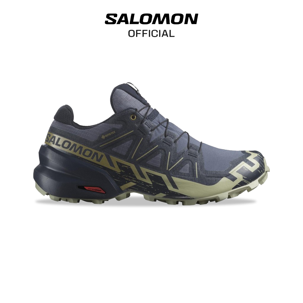 Giày Chạy Thể Thao Nam Salomon Shoes Speedcross 6 Gore-Tex Grisaille/Carbon/Tea L47465500