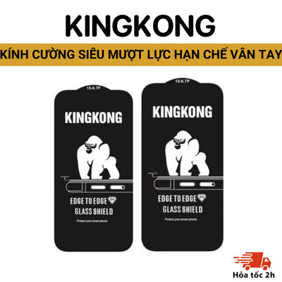 Kính cường lực KINGKONG  , KK-69 phủ nano trong suốt chống vỡ viền iphone 11 12 13 14 15 16 17 pro promax