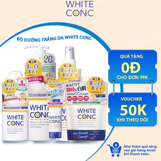  Bộ Sản Phẩm Giúp Trắng Da White Conc Bổ Sung Vitamin C Cho Da Chắc Khỏe 