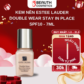 Kem Nền Estee Lauder Double Wear Stay In Place SPF10 Che Khuyết Điểm Kiềm Dầu, Lâu Trôi 7ML
