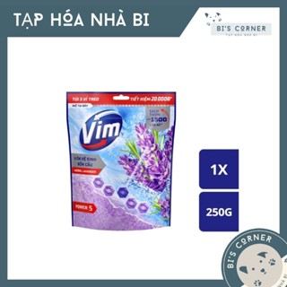 Combo 5 túi viên treo bồn cầu Vim Power 5 Hương Lavender 50g x 5 hoặc 55g x 5 (giao ngẫu nhiên)