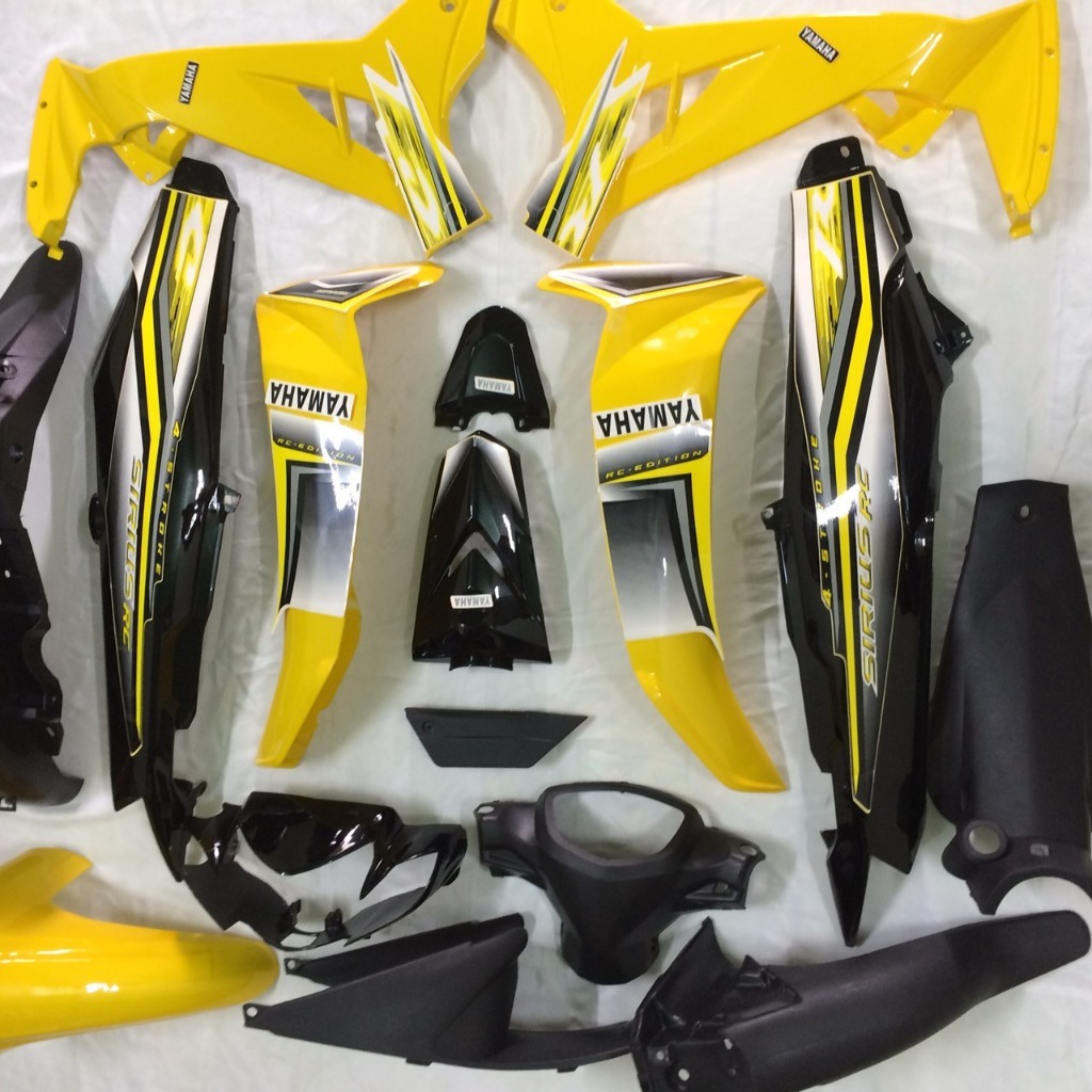 dàn áo sirius 50-110cc vàng đen