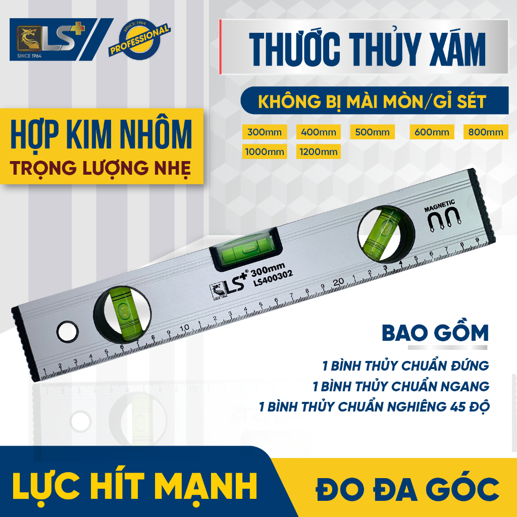 THƯỚC THỦY CÂN BẰNG ĐỦ SIZE