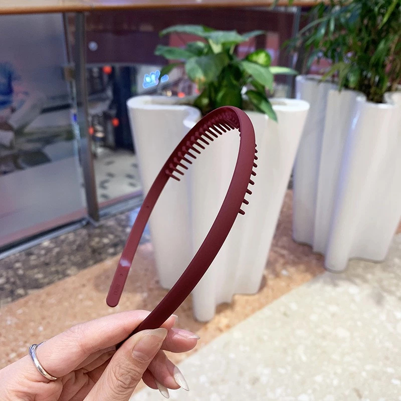 Bờm Tóc/Băng Đô Cài Tóc Có Răng Cưa Chống Trượt Kiểu Gợn Sóng Đơn Giản Phong Cách Hàn Quốc | BigBuy360 - bigbuy360.vn
