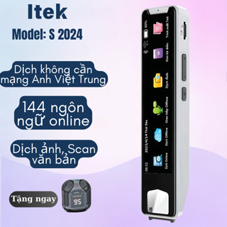 Bút phiên dịch Itek S1 mẫu mới nhất 2025 bút scan dịch văn bản, dịch ảnh, đàm thoại 2 chiều