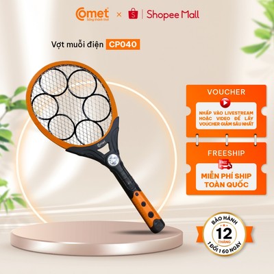 [HT HCM/HN] Vợt Muỗi Đa Năng COMET Tuổi Thọ Cao, Bảo Hành 12 Tháng Lỗi 1 Đổi 1 Trong 6 Tháng