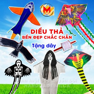 DIỀU MA NỮ bằng vải độc lạ TẶNG DÂY~65m,MILCA Diều thả phượng hoàng lửa trò chơi vận động ngoài trời