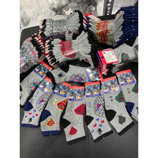  Sét 10 Đôi Tất Siêu Nhân cho Bé Trai Bé Gái Từ 1-12 Tuổi 100% chất Liệu cotton kháng khuẩn chống hôi chân hàng loại đẹp 