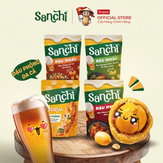 Snack Đậu Phộng Sanchi Vị Mực Cay, Tôm Tái Chanh, Mực Nướng & Phô Mai - Độc Đáo, Mới Lạ, Đậm Vị & Giòn Tan