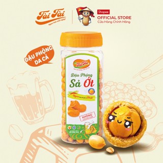 Đậu Phộng Rang Sả Ớt Tài Tài Hũ 250g - Snack Ăn Vặt Đậu Phộng Sả Ớt - Hương Vị Thơm Cay Đậm Đà Giòn Tan