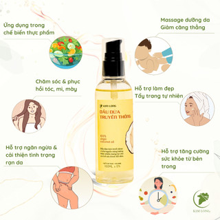 Combo Dầu dừa 100ml + Xà bông dừa