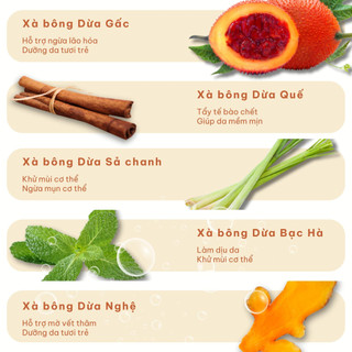 Combo Dầu dừa 100ml + Xà bông dừa