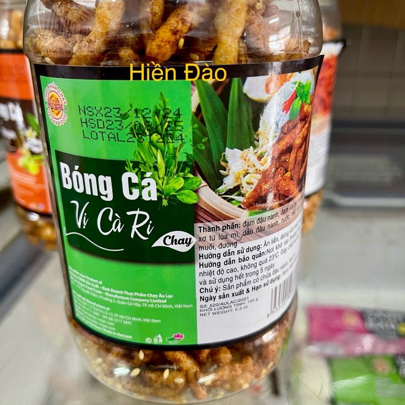 Bóng Cá Vị Cà Ri Chay 150 gr