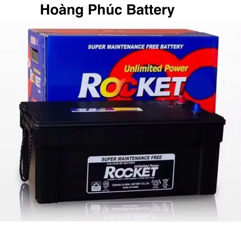 Bình Ắc Quy 12V-120Ah, Ắc Quy ROCKET SMF N120