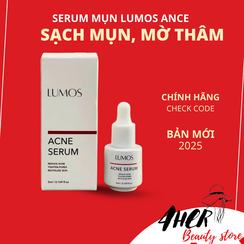 Serum mụn Lumos Ance Hàng chuẩn check Code, mẫu mới 2026
