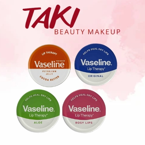 Son Dưỡng Môi Hộp Thiếc Vaseline Lip Therapy Petroleum Jelly 20g