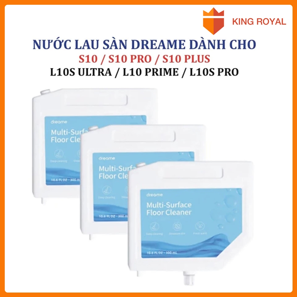Nước lau sàn Robot Hút Bụi Lau Nhà Dreame S10, S10 Pro, L10s Ultra, L10 Prime, L10s Pro-( Chai 300 m