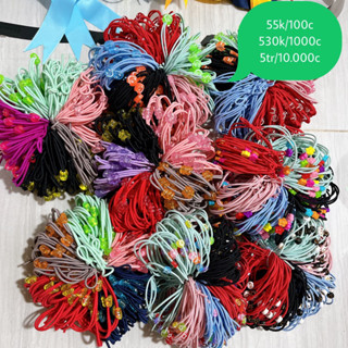 (65k/100 cái) Dây Cột Tóc Giá Tận Xưởng, Tổng hợp các mẫu dây buộc tóc giá 650đ