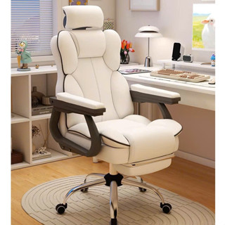 Ghế gaming công thái học bọc da cao cấp, ghế xoay văn phòng nhập khẩu tựa đầu nâng hạ có gác chân tựa lưng xoay 360 độ