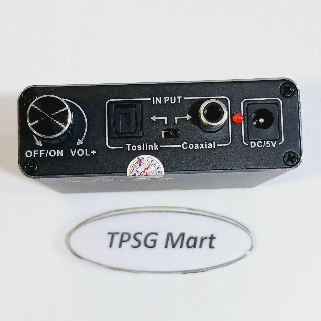 Bộ chuyên âm thanh quang Optical Digitel to Analog Audio / Optical Toslink to AV, 3.5 ly