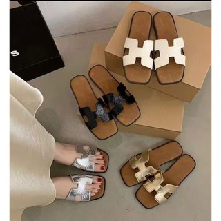 TH.STORE xăng đan và dép Dép lê bệt H