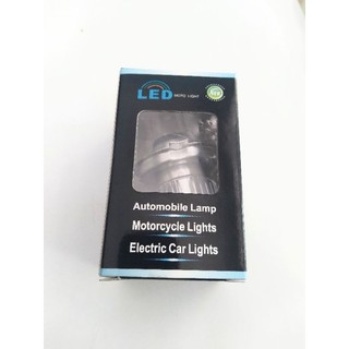 Bóng đèn led H4 Bi cầu cos trắng pha vàng
