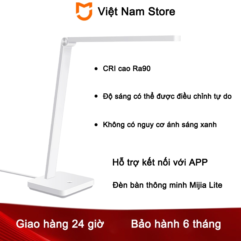 Đèn Bàn Thông Minh Mijia Lite CRI Cao Ra90 Chống ánh sáng xanh Có APP