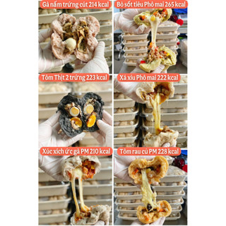 [HOẢ TỐC HCM] Set Mix 6 vị bánh bao nguyên cám healthy