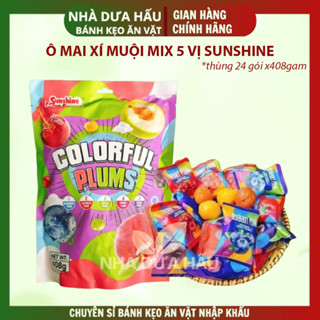 [408GAM] Ô mai xí muội cherry đỏ/ việt quất xanh/ mix đủ 5 vị SUNSHINE